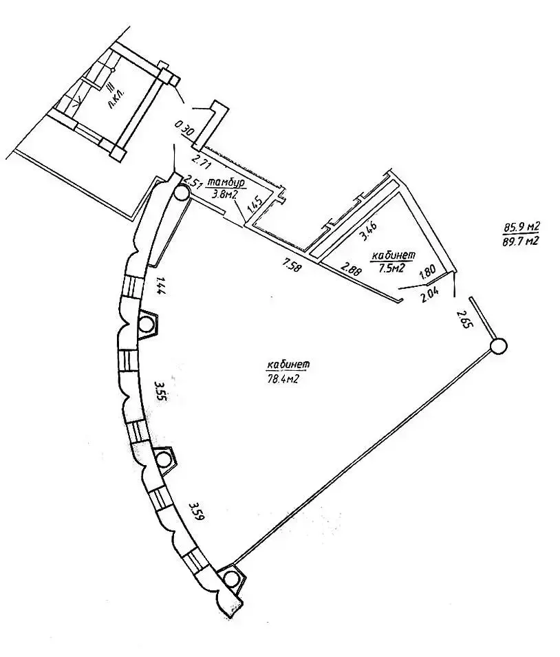 Купить помещение под сферу услуг в Минске, ул. Домбровская, д. 9 - фото 13
