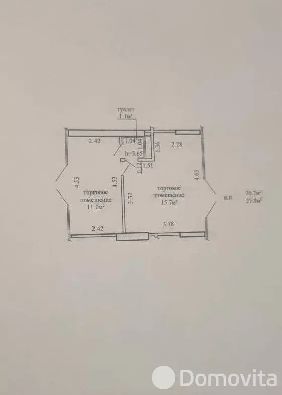Купить торговое помещение на ул. Братская, д. 13 в Минске, 89900USD, код 999079 - фото 17