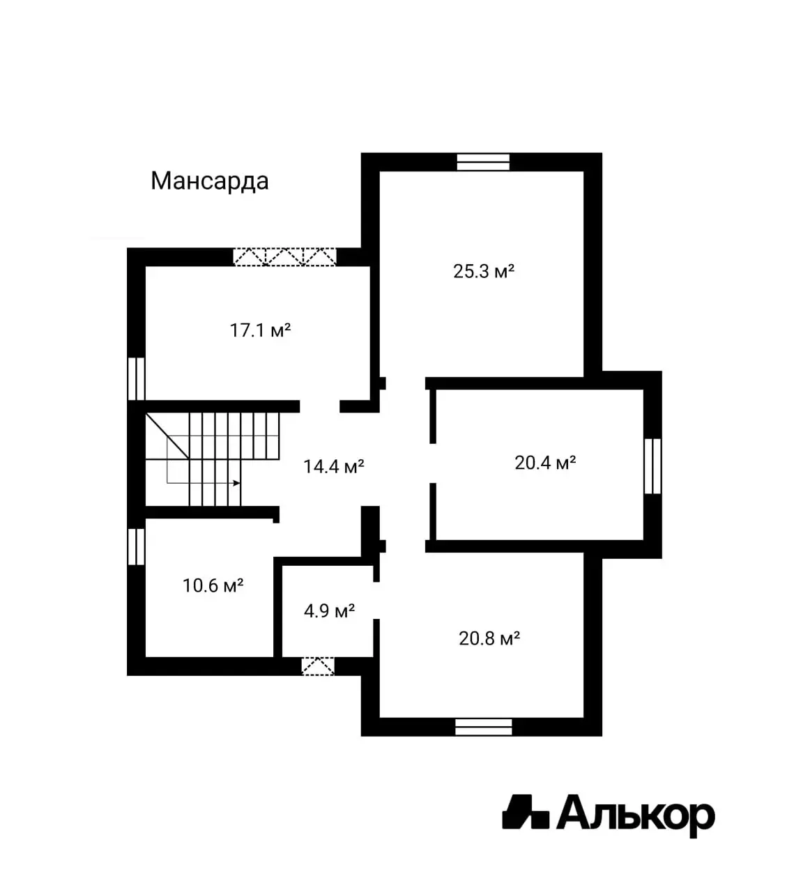 коттедж, Безмены, д. 21