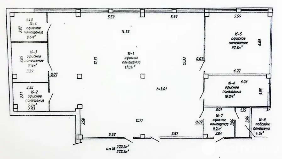 Аренда офиса на ул. Жуковского, д. 11/А в Минске, 2450USD, код 15900 - фото 4
