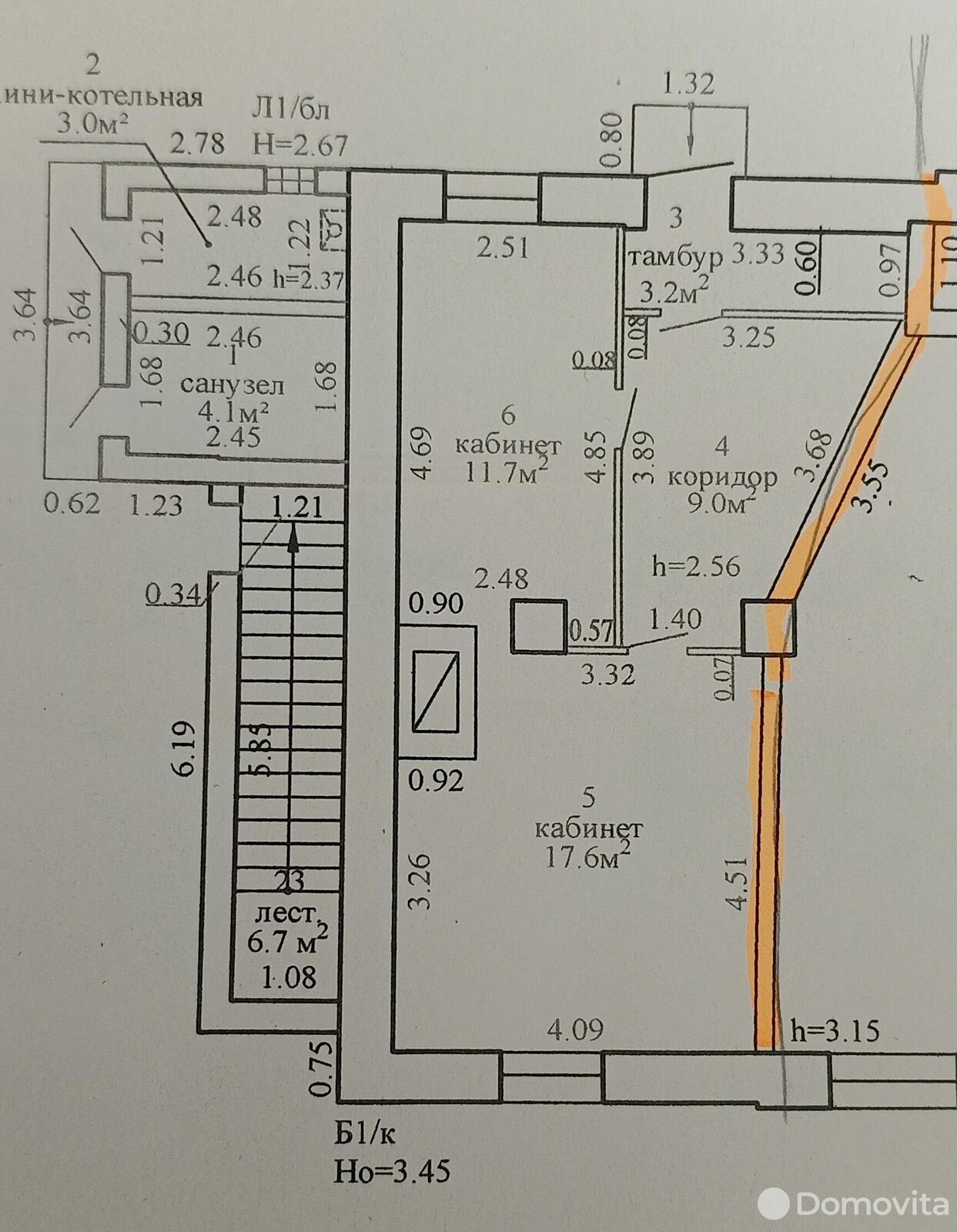 Купить офис на ул. Лермонтова, д. 39/а в Гродно, 79500USD, код 7231 - фото 17