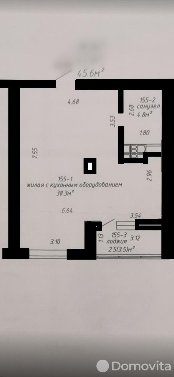 Купить 2-комнатную квартиру в Минске, пр-т Дзержинского, д. 15, 70000 USD, код: 988791 - фото 2
