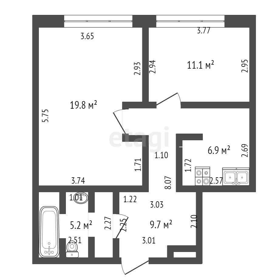 квартира, Минск, пр-т Независимости, д. 95/а 