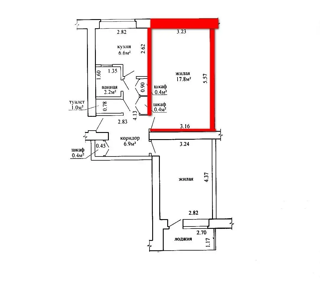 продажа комнаты, Минск, ул. Уборевича, д. 44