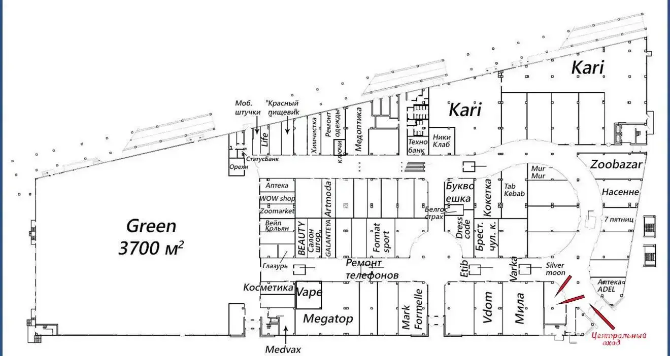 Аренда торгового помещения на ул. Рудобельская, д. 3 в Минске, 979USD, код 968281 - фото 3