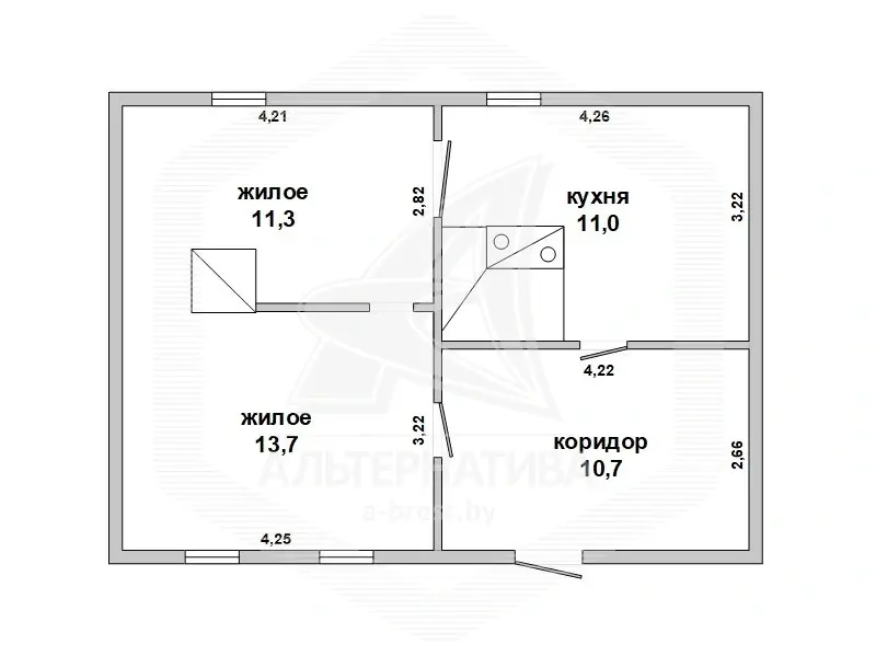 коттедж, Блювиничи, 