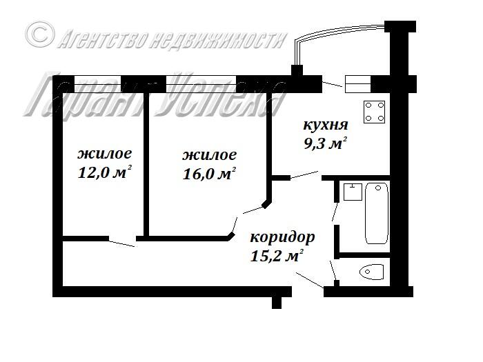 квартира, Брест, ул. Лейтенанта Рябцева 