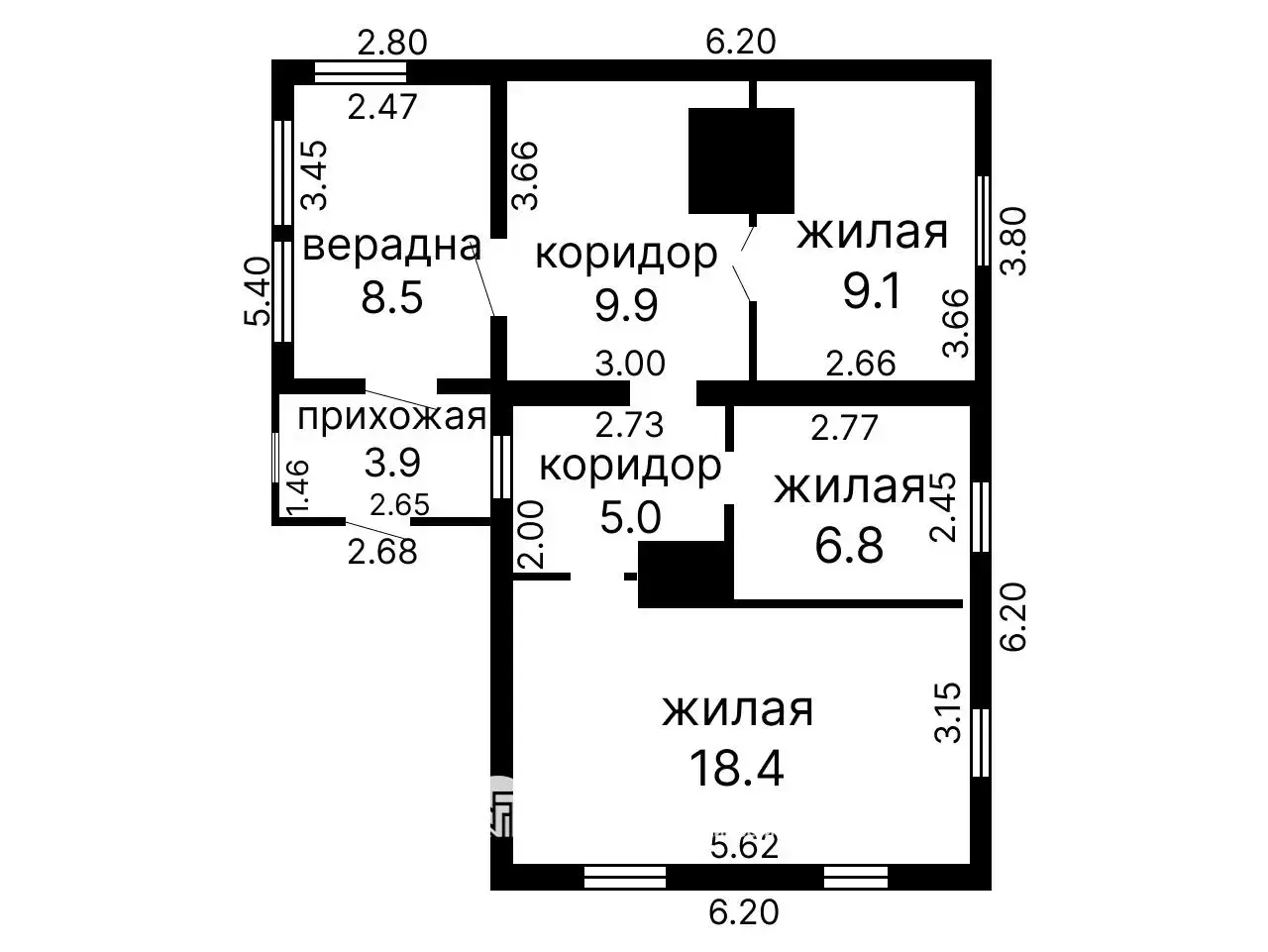 коттедж, Колодищи, ул. Борщевской 
