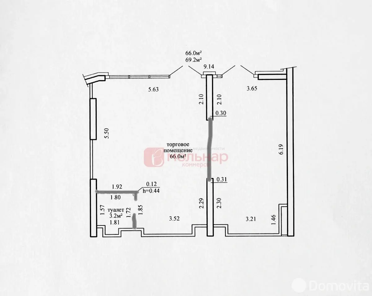 Цена аренды торгового объекта, Минск, ул. Леонида Щемелёва, д. 18 