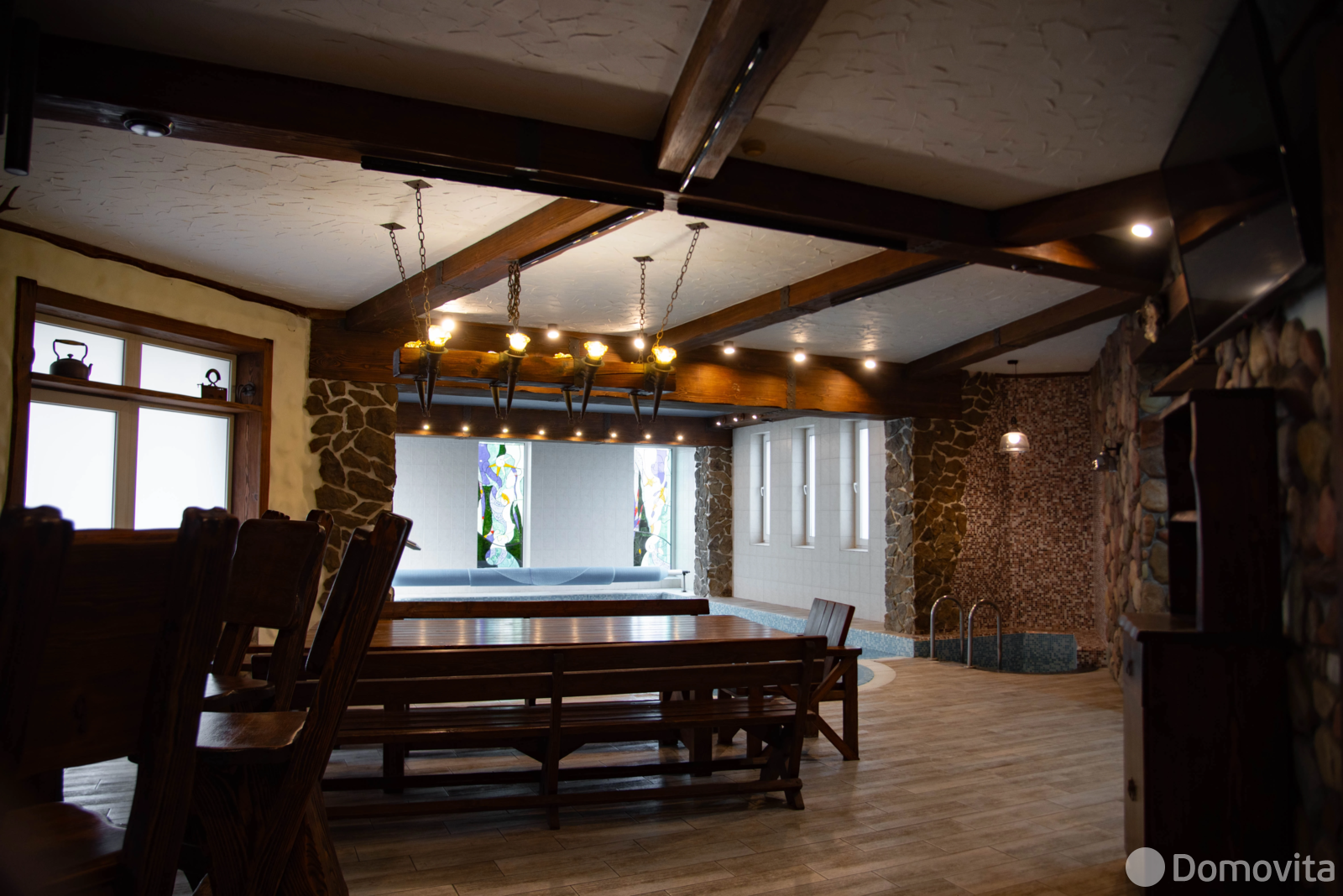 Коттедж Премиум-дом для отдыха с сауной, бассеином и бильярдом на сутки в Минске пер. Радашковский, д. 12, 700BYN, код 1356 - фото 11