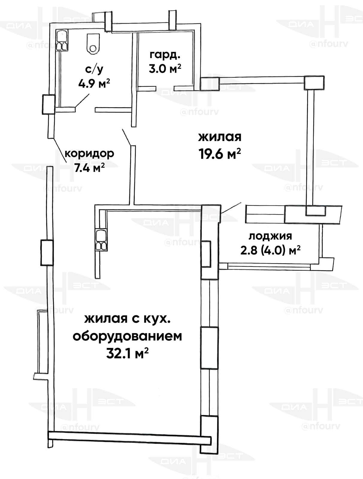 квартира, Минск, пр-т Дзержинского, д. 11 в Московском районе