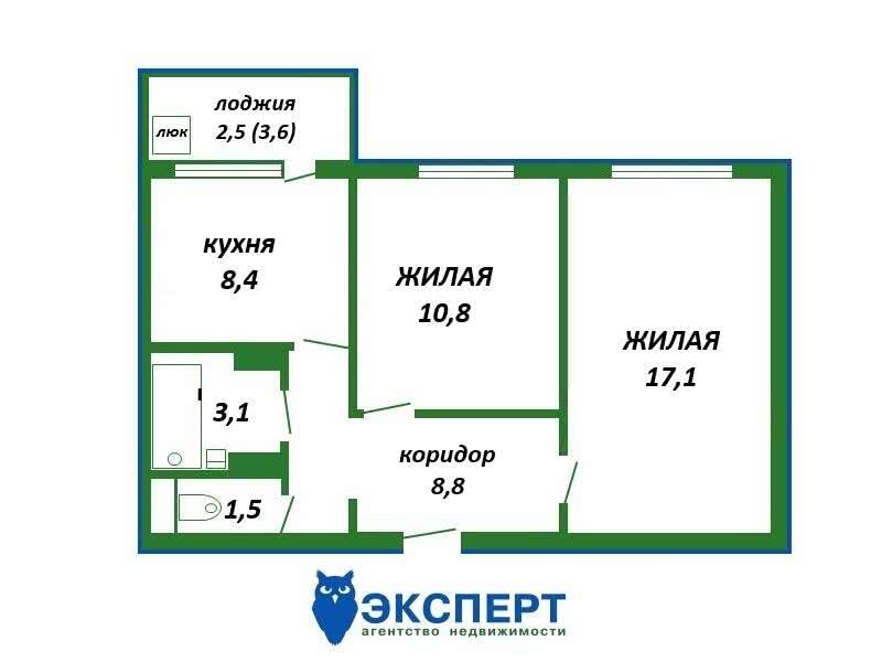 купить квартиру, Боровая, ул. Спортивная, д. 3