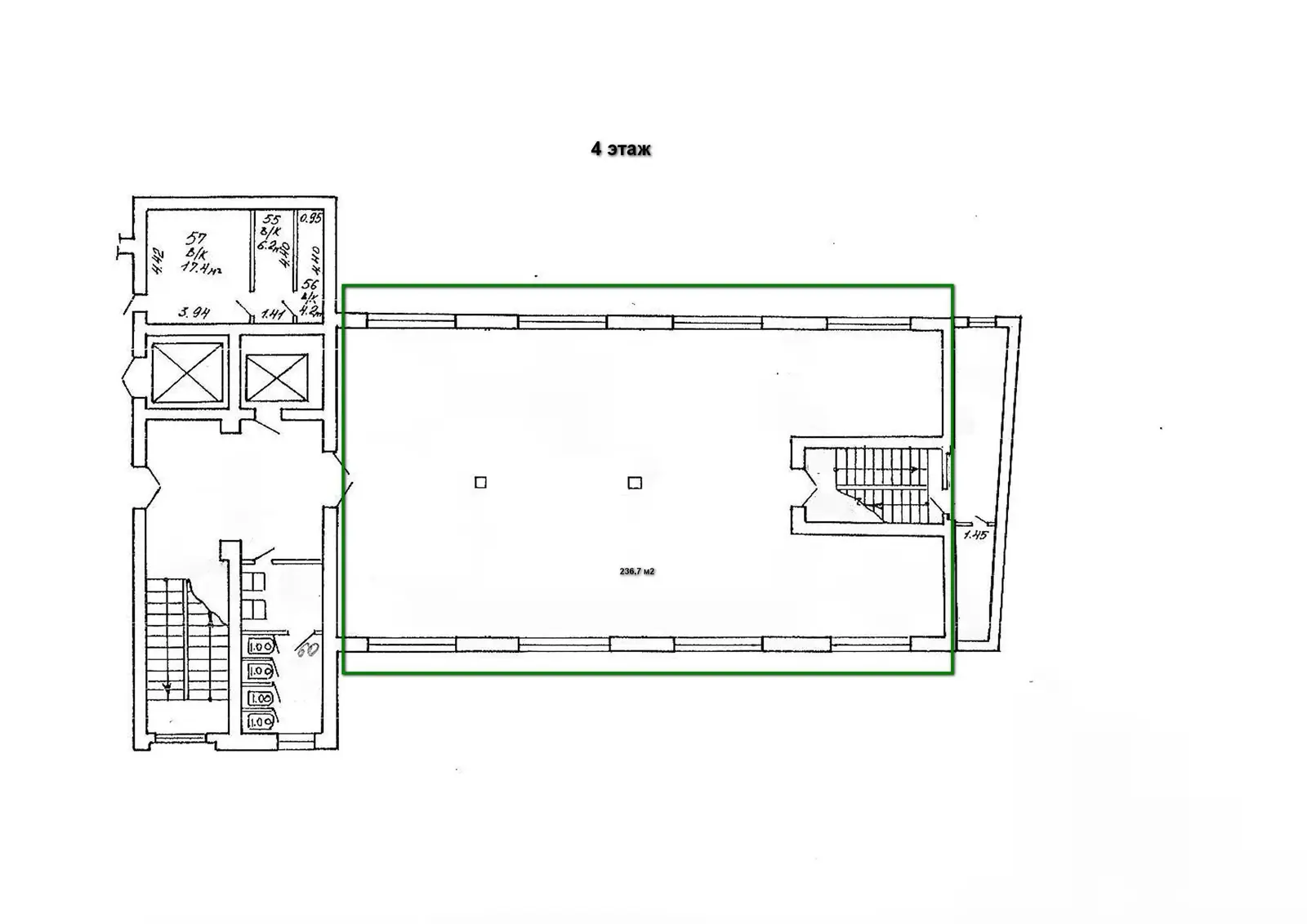 Аренда офиса на ул. Куйбышева, д. 22 в Минске, 2856BYN, код 15305 - фото 3