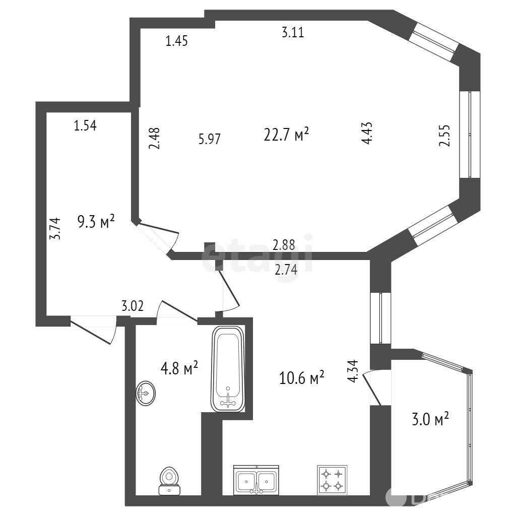 продажа квартиры, Минск, ул. Лобанка, д. 88