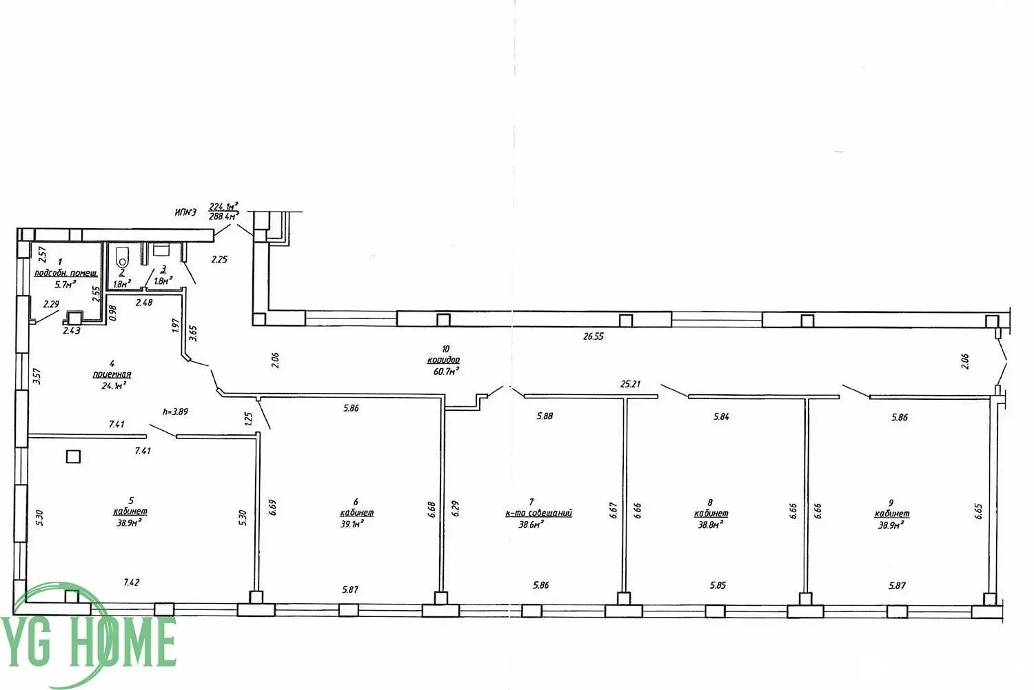 офис, Минск, пр-т Газеты Звязда, д. 16/1, стоимость продажи 1 018 232 р.