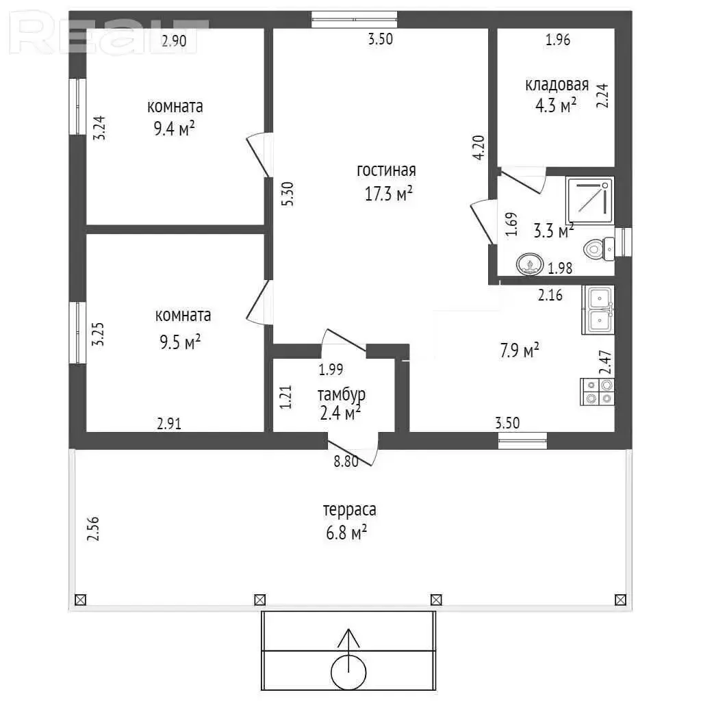 дом, Островской Перевоз, ул. Магистральная 