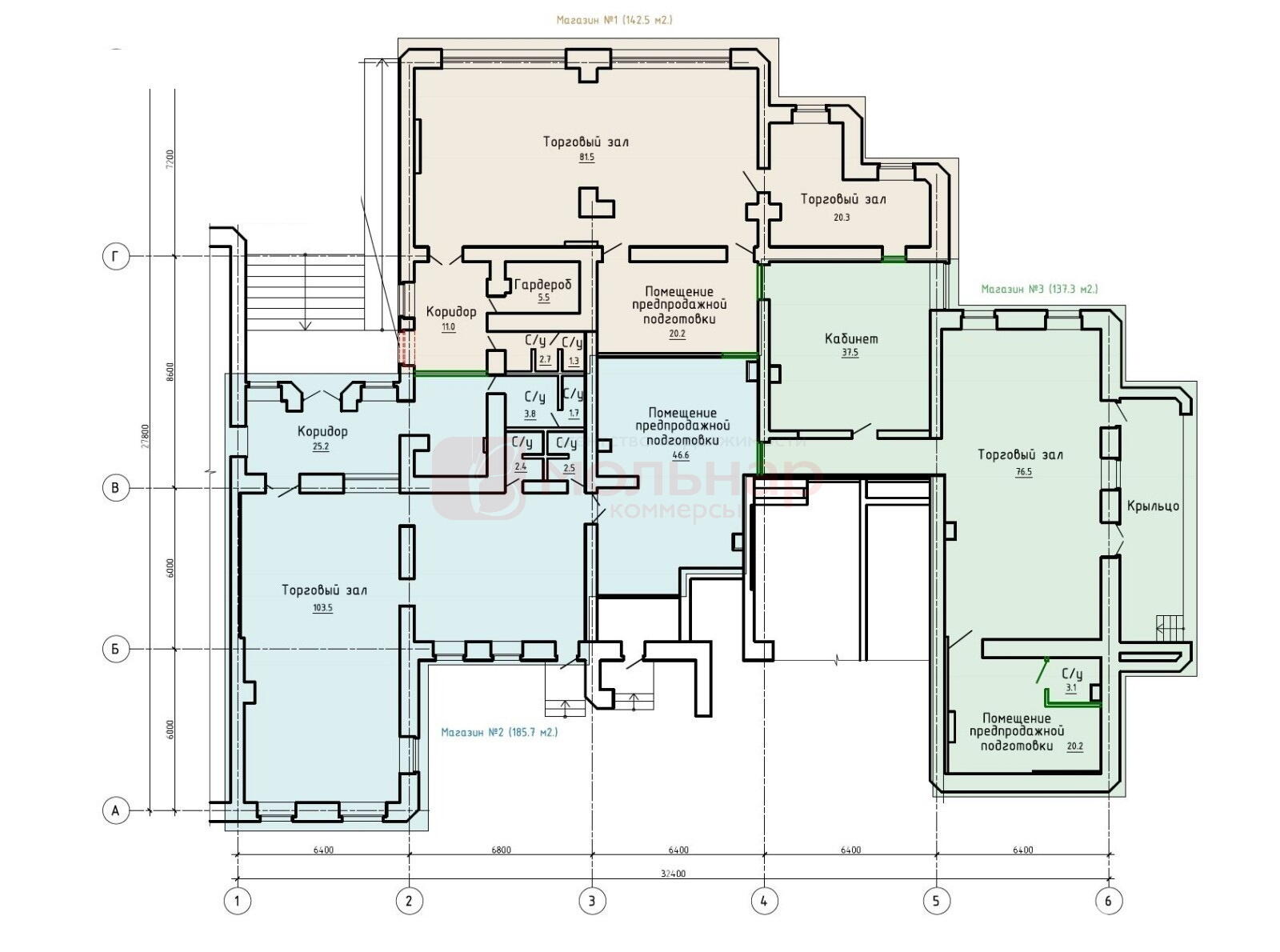 Продажа торгового помещения на ул. Лобанка, д. 109 в Минске, 708500USD, код 994302 - фото 17