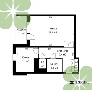 1-комнатная квартира, Минск, пр-т Победителей, д. 95/1