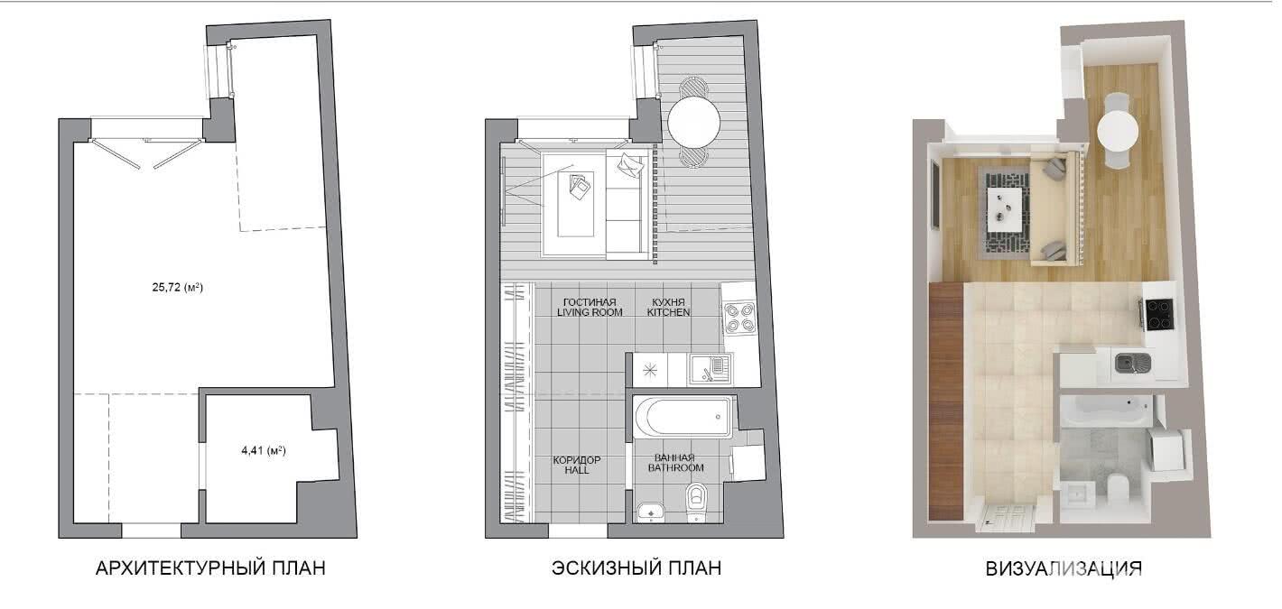Купить 1-комнатную квартиру в Минске, пр-т Мира, д. 11/4, 30387 EUR, код: 1000910 - фото 2