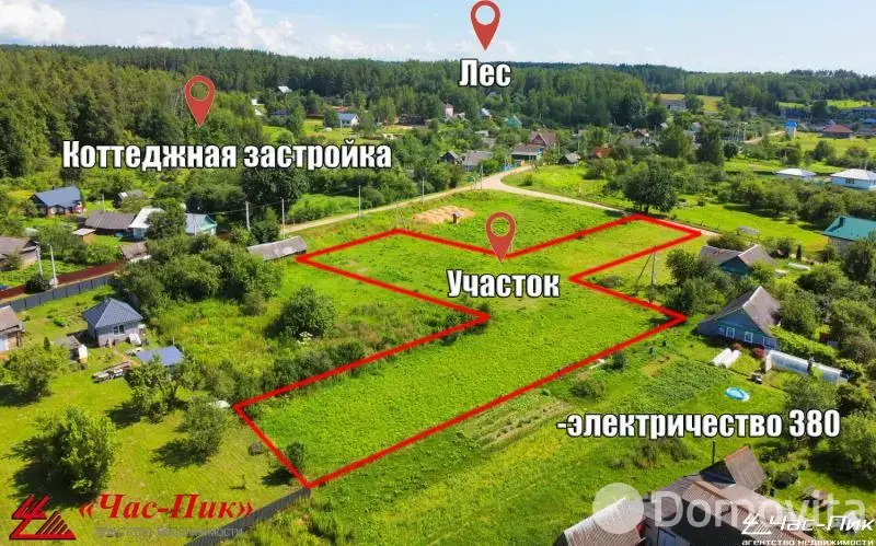 участок, Малое Залужье, ул. Заречная 