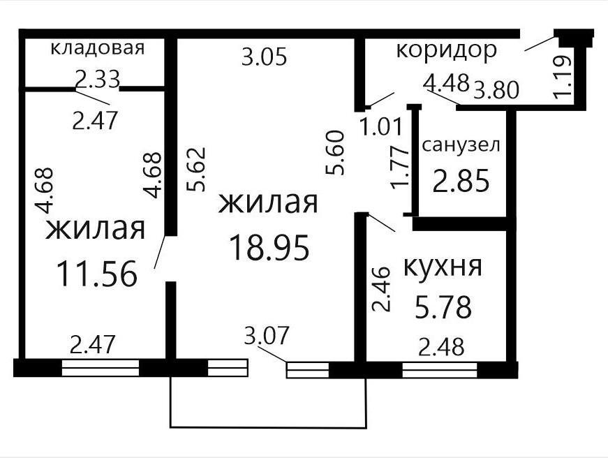 квартира, Минск, ул. Брилевская, д. 19, стоимость продажи 225 680 р.