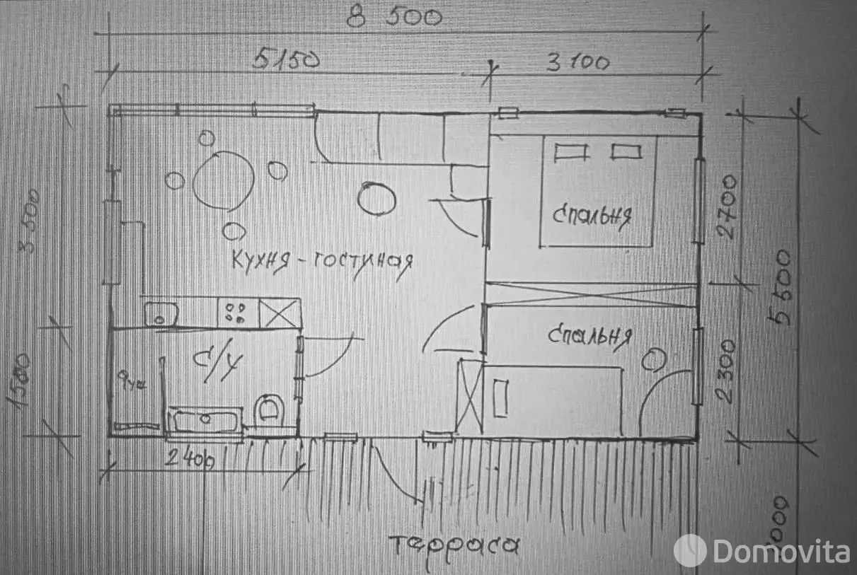 Продажа 1-этажной дачи в Маяк Минская область, 57700USD, код 181657 - фото 28