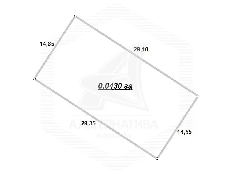 Цена продажи участка, Нива-10, 