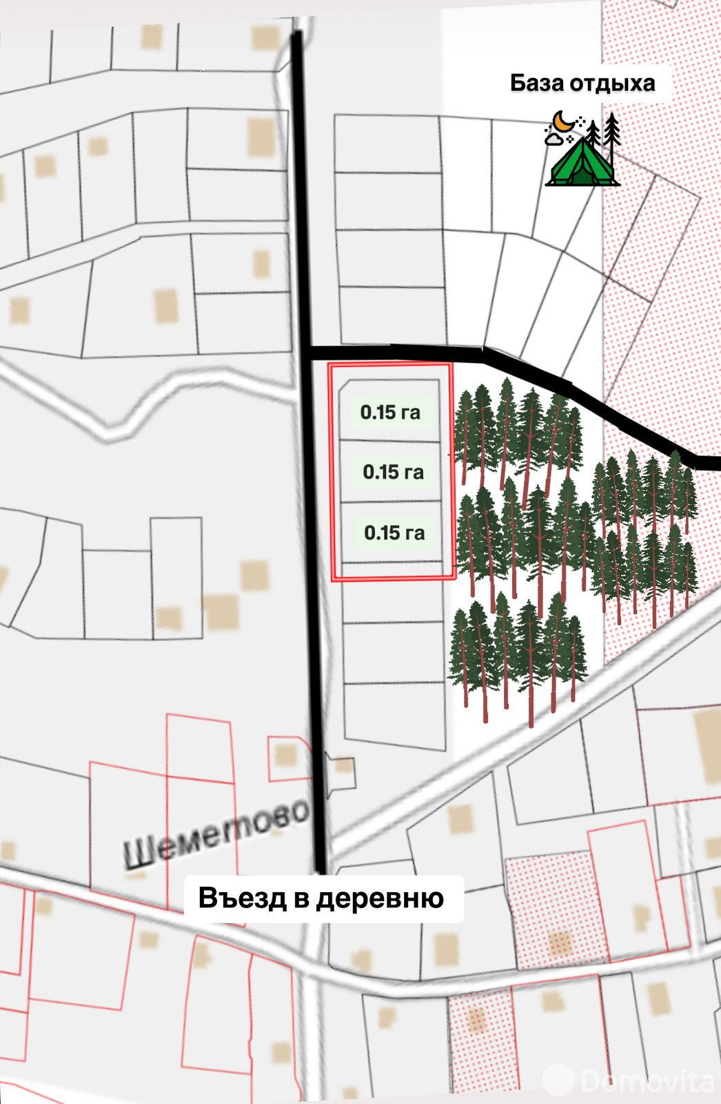 участок, Шеметово, без посредников