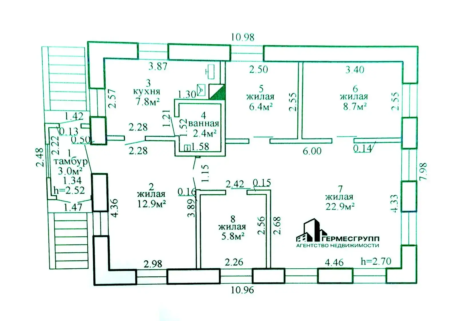 дом, Орша, пер. Февральский 2-й, стоимость продажи 82 085 р.