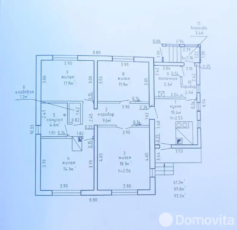 дом, Лотва, ул. Молодёжная, д. 33, стоимость продажи 157 855 р.