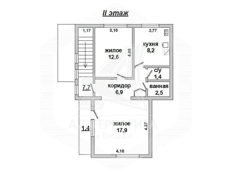 Купить 2-комнатную квартиру в Шерешево, , 4200 USD, код: 748688 - фото 1
