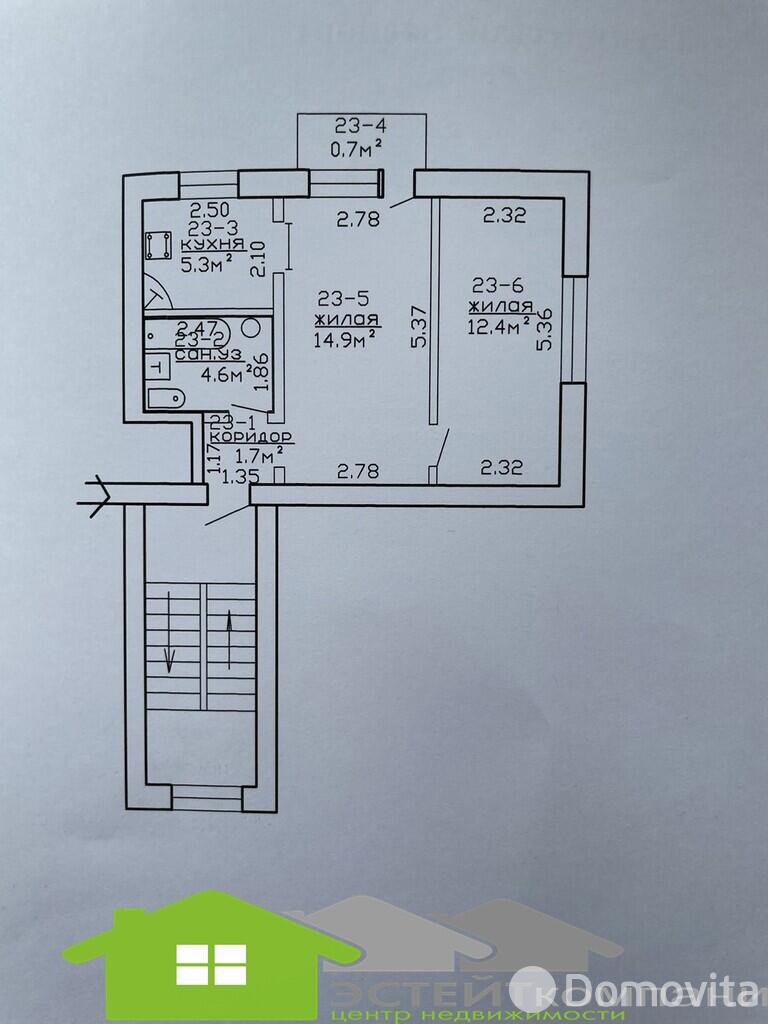 квартира, Новогрудок, ул. Октябрьская, д. 3, стоимость продажи 99 171 р.