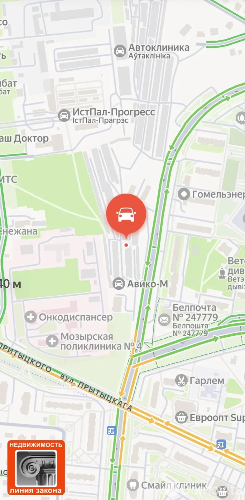 гараж, Мозырь, пер. Малинина 