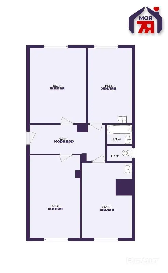 Снять офис на ул. Первомайская, д. 15 в Минске, 765EUR, код 16147 - фото 28