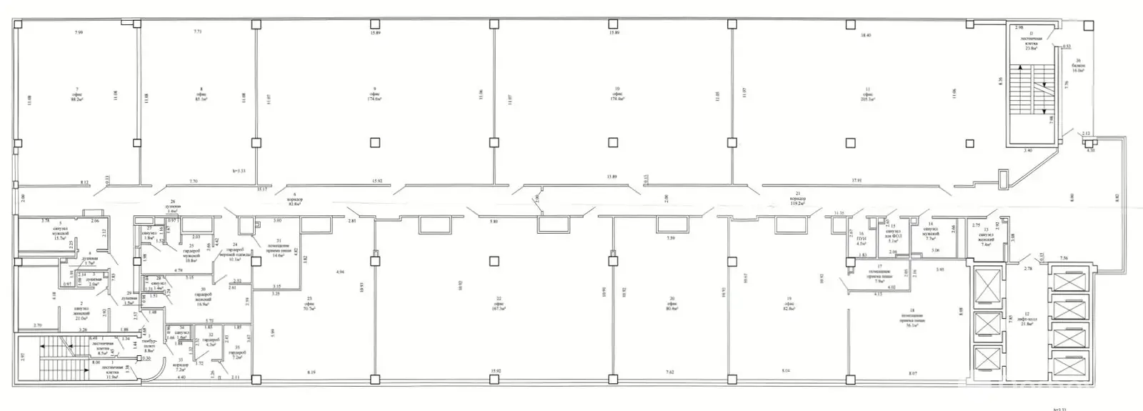 Цена аренды офиса, Минск, пр-т Партизанский, д. 79