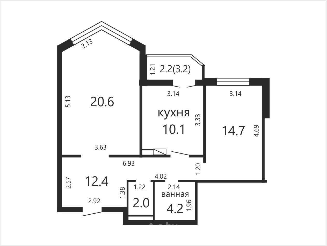 Цена продажи квартиры, Острошицкий Городок, ул. Тышкевичей, д. 2