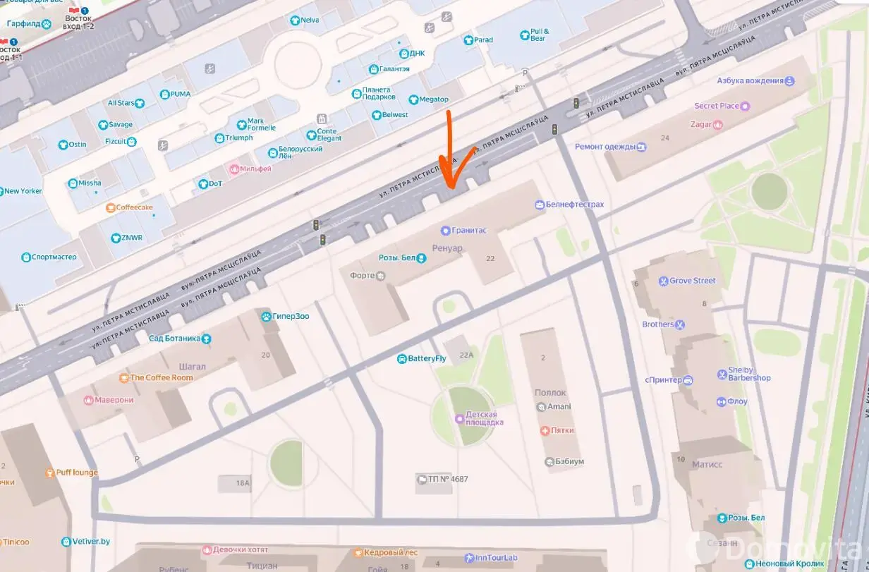 продажа офиса, Минск, ул. Петра Мстиславца, д. 22