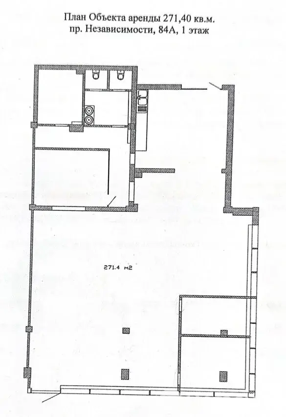 Снять торговое помещение на пр-т Независимости, д. 84/А в Минске, 5156USD, код 967076 - фото 3