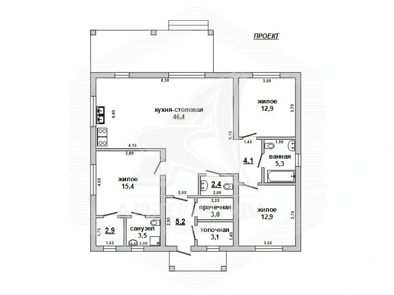 Купить 1-этажную дачу в Росинка Брестская область, 77500USD, код 184437 - фото 21