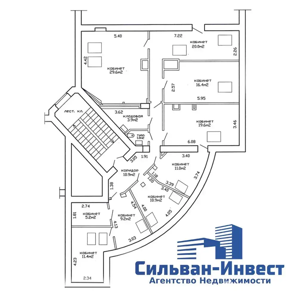 Аренда офиса на пр-т Независимости, д. 44 в Минске, 3234EUR, код 15023 - фото 15