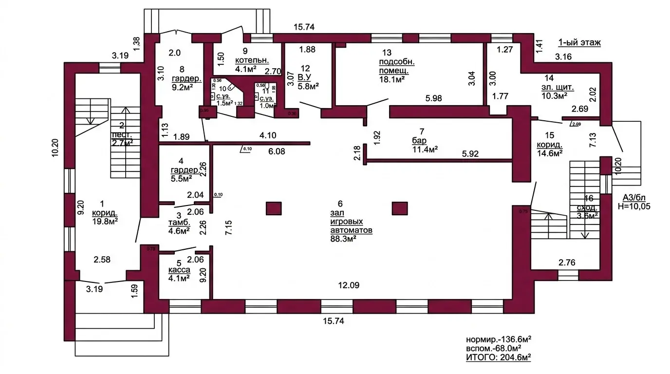 Купить офис на ул. Пролетарская, д. 18А в Гродно, 2782700BYN, код 10540 - фото 15