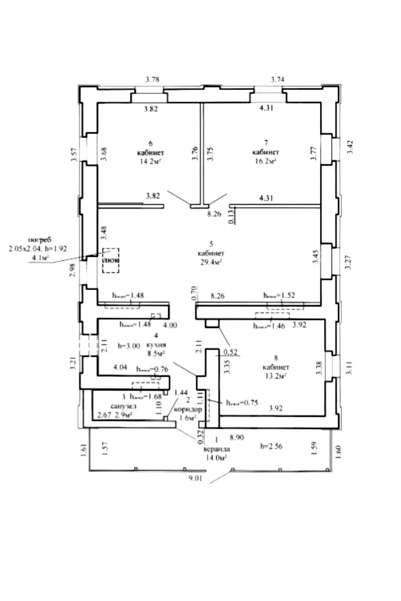 Купить офис на ул. Платонова, д. 31/А в Минске, 245000USD, код 8604 - фото 18