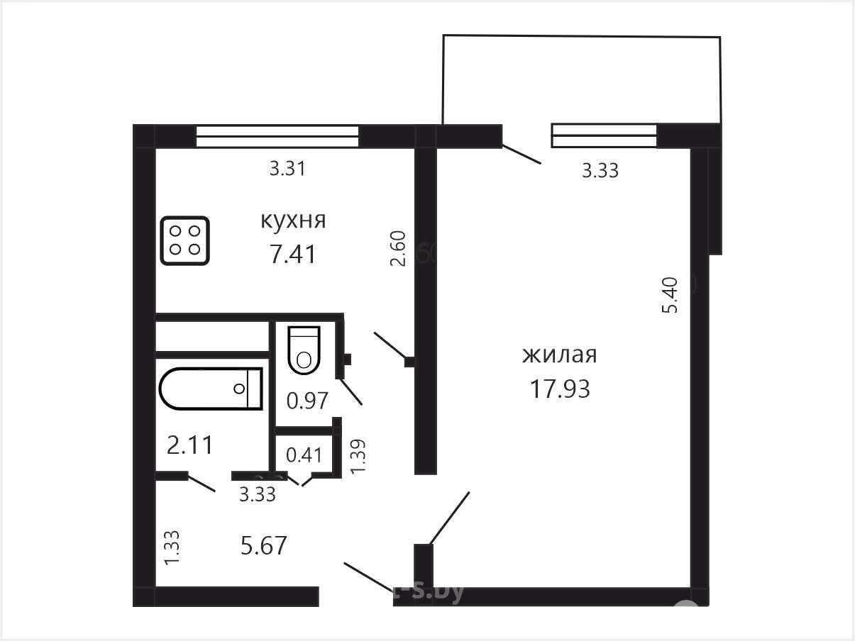 квартира, Минск, ул. Краснослободская, д. 3/2