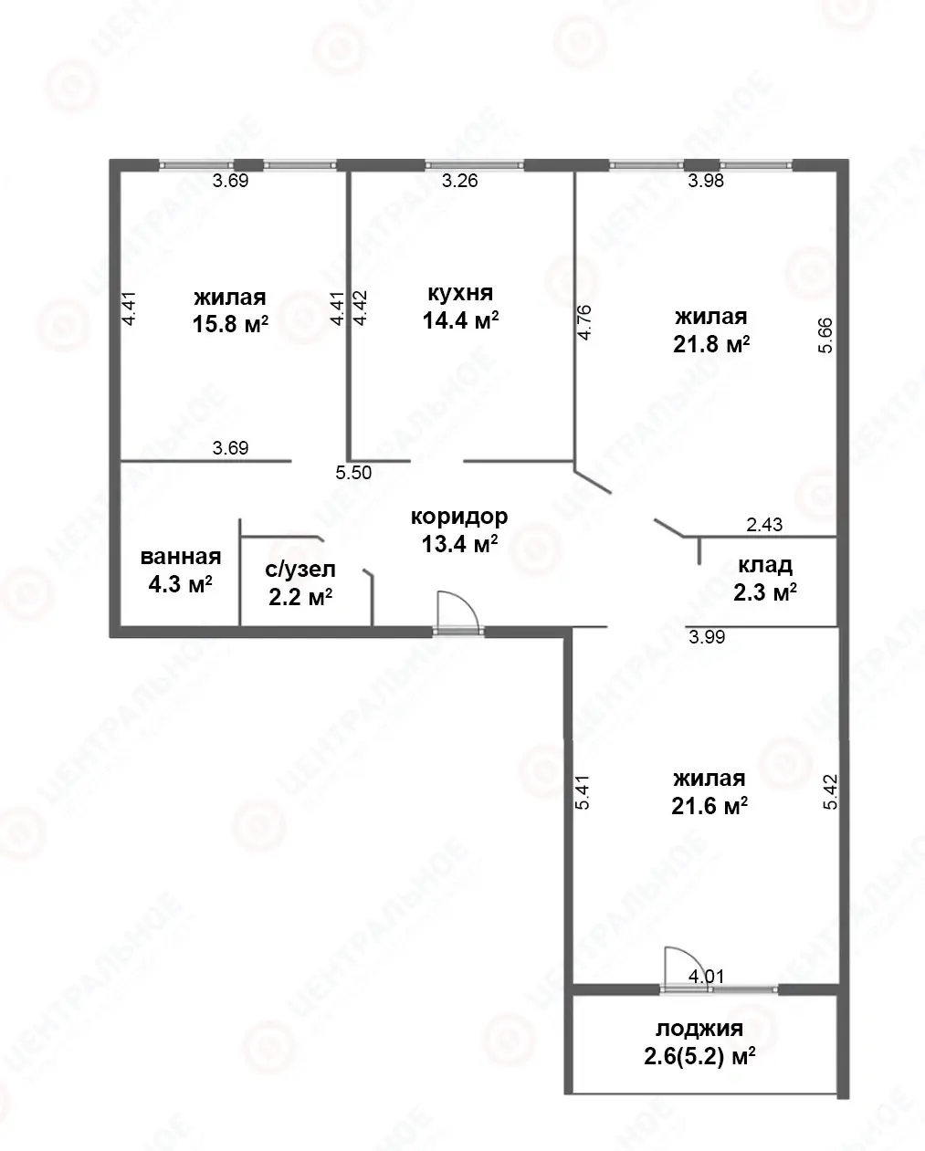 Снять 3-комнатную квартиру в Минске, ул. Стариновская, д. 23, 760USD, код 147990 - фото 17