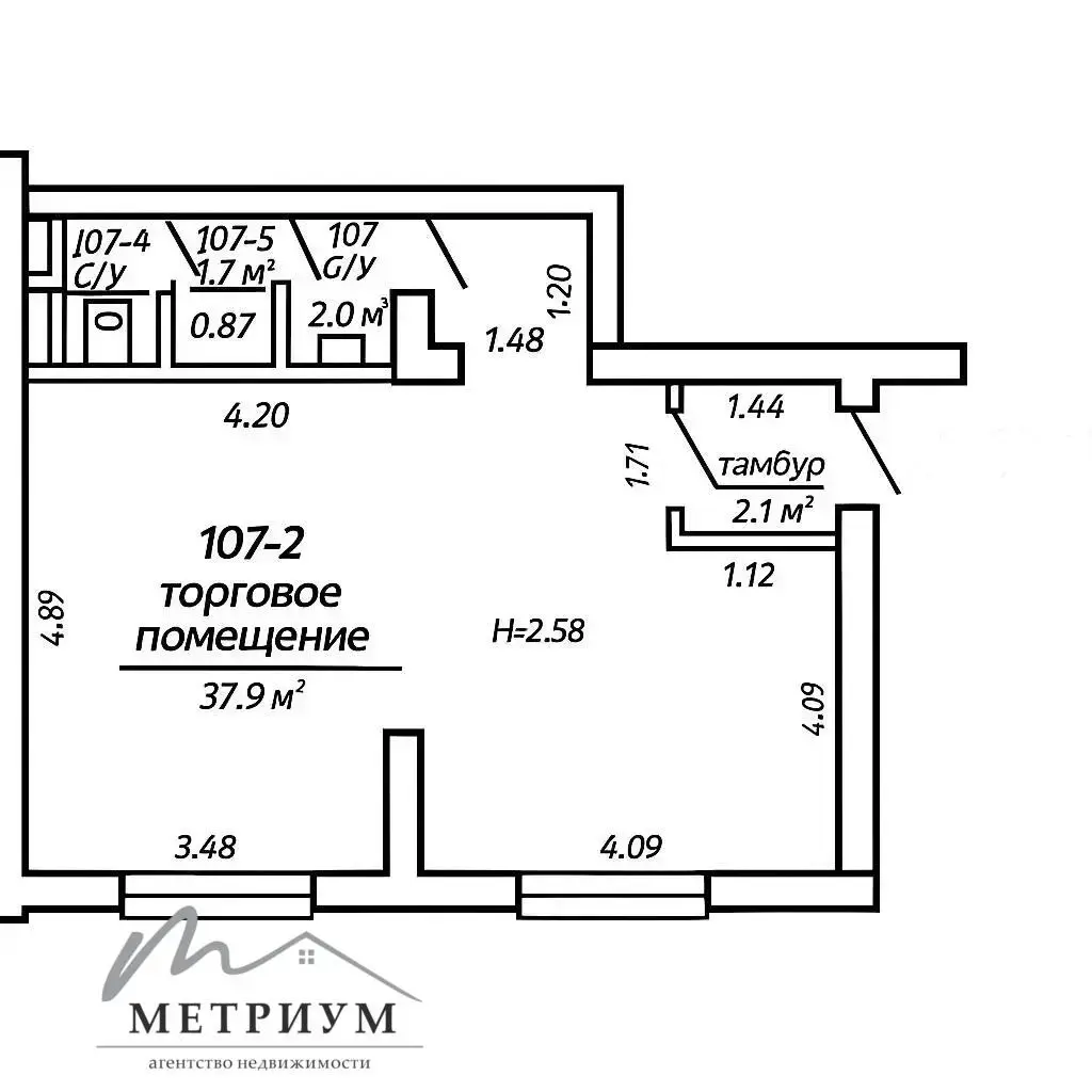 Помещение под сферу услуг в Минске, ул. Нововиленская, д. 10, код 3676 - фото 5