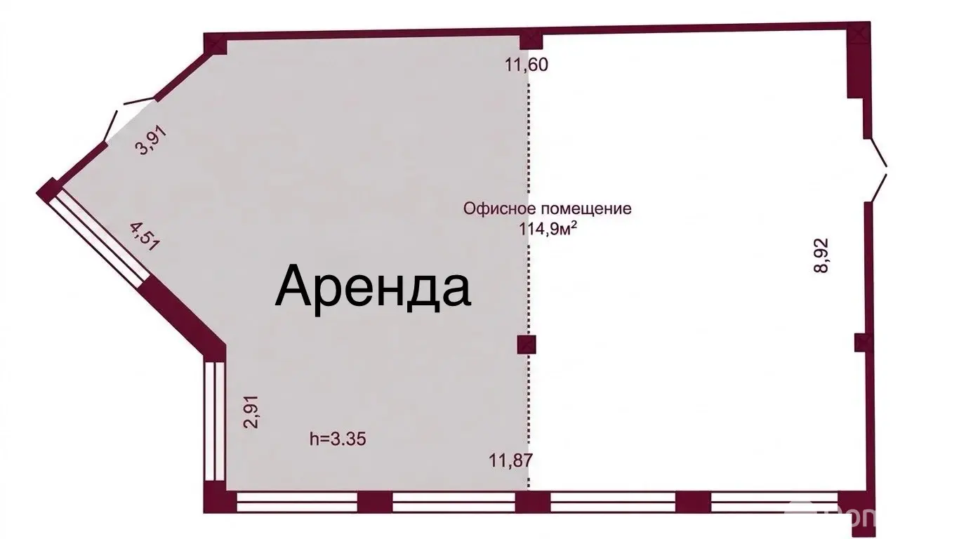 Снять торговую точку на ул. Пушкина, д. 31А в Гродно, 1800BYN, код 968769 - фото 6
