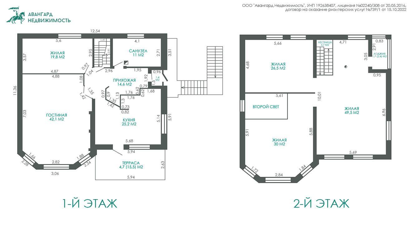 Продажа 3-этажного коттеджа в Семково, Минская область ул. Луговая, 155000USD, код 615542 - фото 5