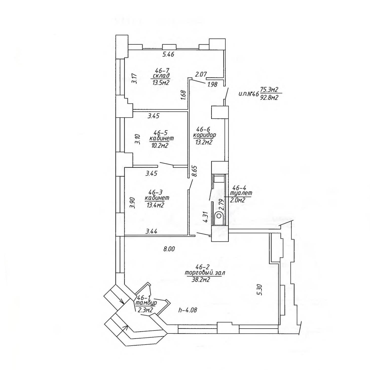 Купить офис на ул. Якуба Коласа, д. 51/1 в Минске, 420000USD, код 7851 - фото 48