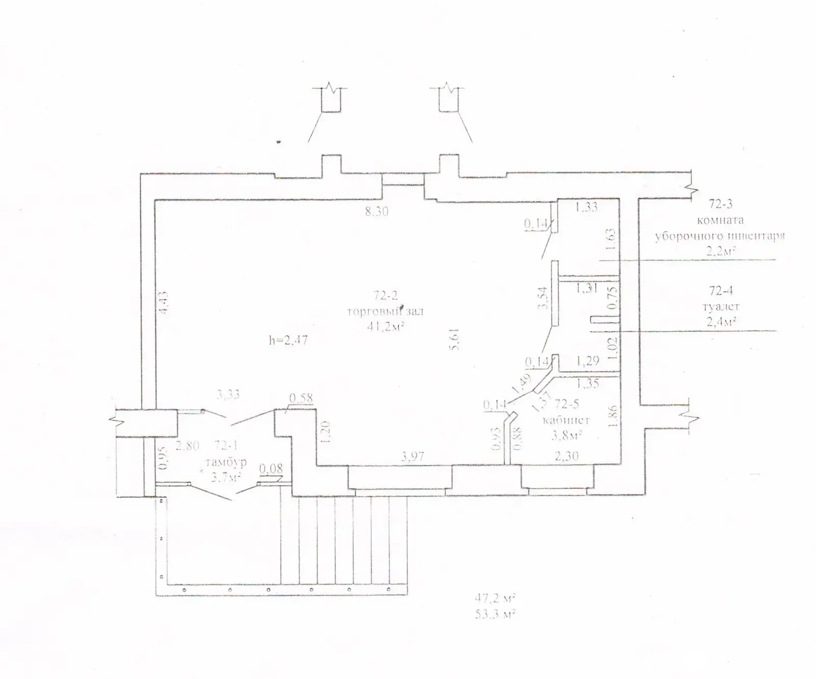 торговый объект, Лунинец, ул. Фрунзе, д. 9