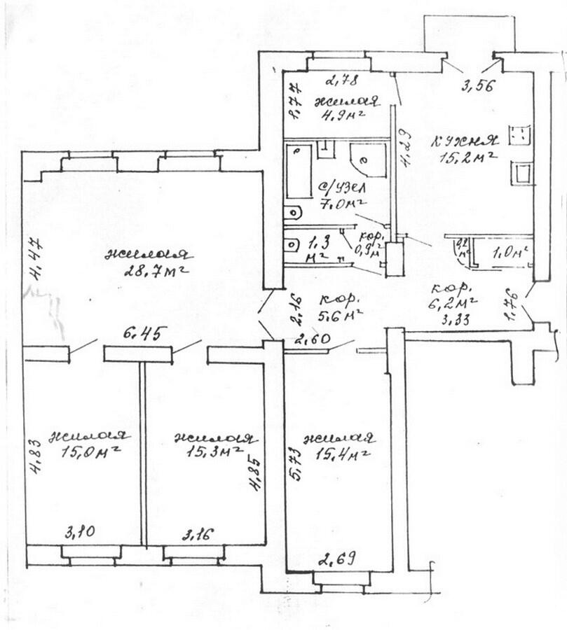 Продажа 5-комнатной квартиры в Минске, пр-т Независимости, д. 83, 215000 USD, код: 1072755 - фото 2